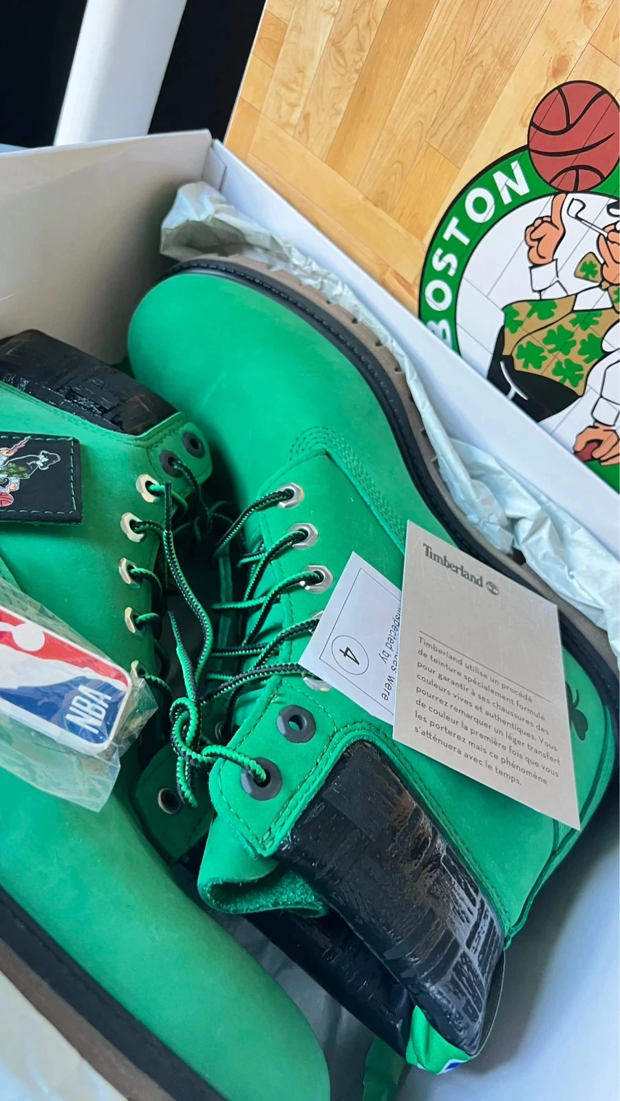 Timberland x Boston Celtics x NBA Edição Limitada Botas Impermeáveis – photo 7
